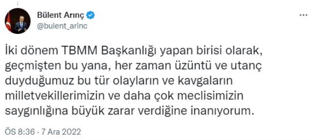 İYİ Partili vekili yoğun bakımlık eden AK Partili Işık'a bir tepki de Bülent Arınç'tan: Gözü dönmüş şahsı şiddetle kınıyorum