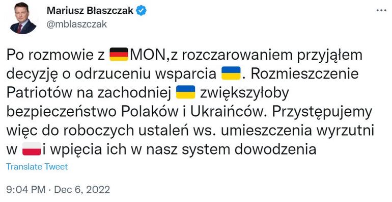 Ukrayna’ya verilmeyen Patriot’lar Polonya’ya konuşlandırılacak