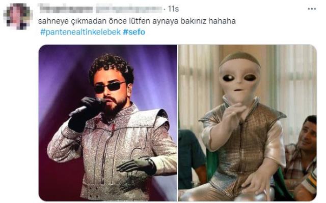 Altın Kelebek'te ödül alan Sefo, kıyafetiyle tiye alındı: Robot Babür olmuş