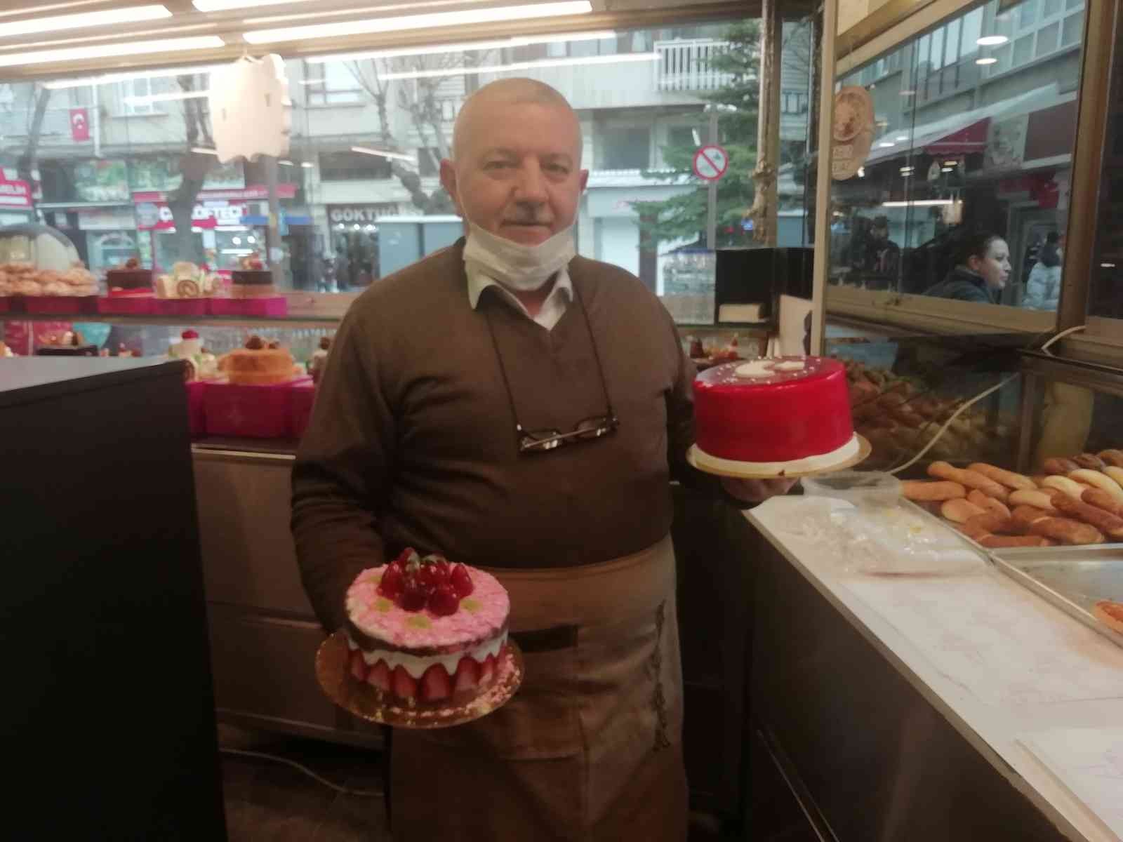 Yılbaşı konseptli pastalara yoğun ilgi