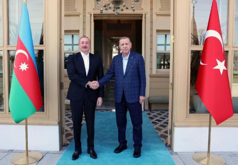 Cumhurbaşkanı Erdoğan Azerbaycan Cumhurbaşkanı Aliyev'i kabul etti