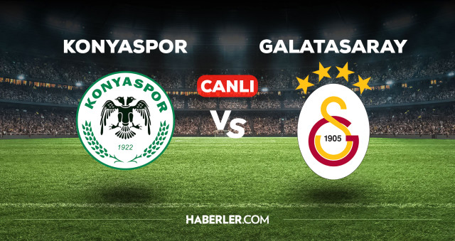 Konyaspor Galatasaray maçı kaç kaç, bitti mi? MAÇ SKORU! Konyaspor Galatasaray maçı kaç kaç, canlı maç skoru!