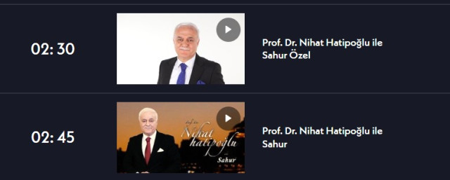 Nihat Hatipoğlu bu sene program yapacak mı?