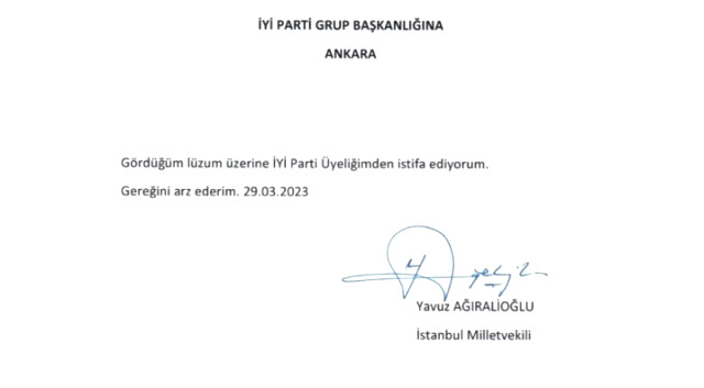 Yavuz Ağıralioğlu istifa mı etti, neden? Yavuz Ağıralioğlu İYİ Partiden neden istifa etti?