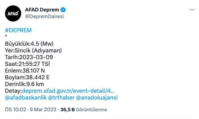 Urfa kaç şiddetinde deprem oldu? SON DAKİKA! Şanlıurfa deprem şiddeti ne? Urfa kaç büyüklüğünde deprem oldu?