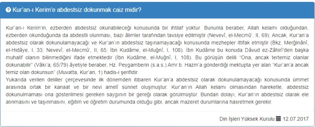 Abdestsiz Kuran-ı Kerim okunur mu? Kuran-ı Kerim okumak için abdest almak şart mı?