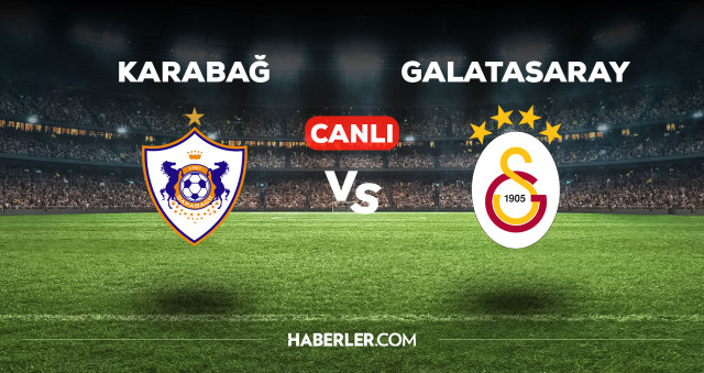 Karabağ Galatasaray maçı kaç kaç, bitti mi? MAÇ SKORU! Karabağ Galatasaray maçı kaç kaç, canlı maç skoru!