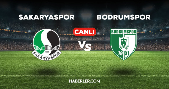 Sakaryaspor Bodrumspor maçı kaç kaç, bitti mi? MAÇ SKORU! Sakaryaspor Bodrumspor maçı kaç kaç, canlı maç skoru!