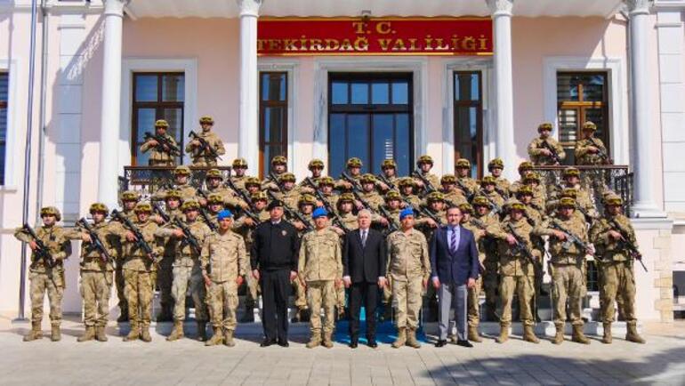 Tekirdağ'da askerlerin tarihi fotoğrafı yeniden canlandırıldı