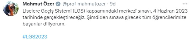 Son Dakika! LGS 4 Haziran'da yapılacak