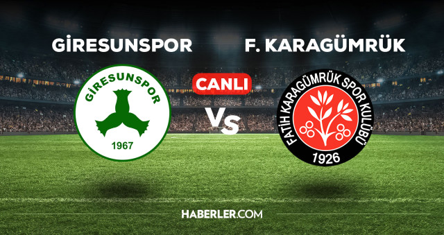 Giresunspor Karagümrük maçı kaç kaç, bitti mi? MAÇ SKORU! Giresunspor Karagümrük maçı kaç kaç, canlı maç skoru!