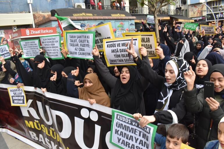 Mardin, Bingöl ve Batman’da İsrail protestosu