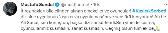 Kızılcık Şerbeti dizisi RTÜK'ün kararıyla yayından kaldırıldı! Ünlü isimler tepki gösterdi