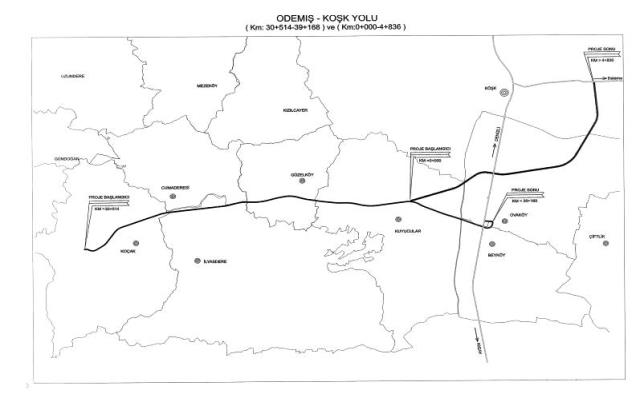 Tarımsal ticaret için büyük öneme sahip Köşk Ödemiş Karayolu projesi Resmi Gazete'de yayınlandı