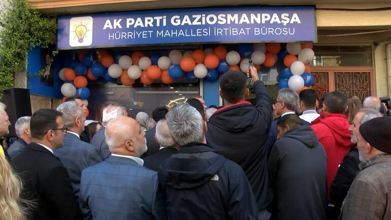 Bakan Soylu Gaziosmanpaşa'da Seçim İrtibat Bürosunun açılışını yaptı