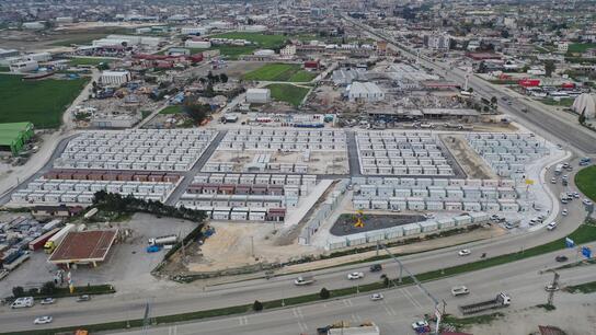 Depremzedeler Hatay'daki Konya Konteyner Kentin ilk etabına yerleşmeye başladı