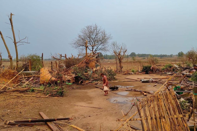 Myanmar'da hortum felaketi: 6 ölü, 109 yaralı