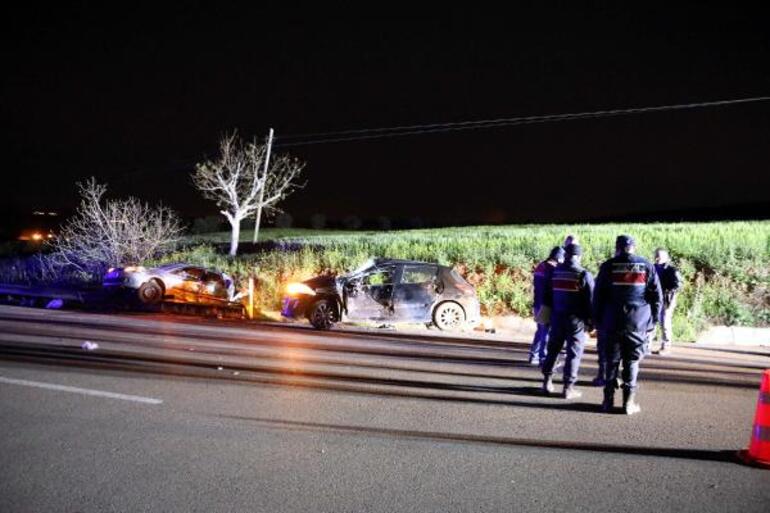 Gaziantep'te zincirleme kaza; 1'i polis 2 ölü, 4 yaralı