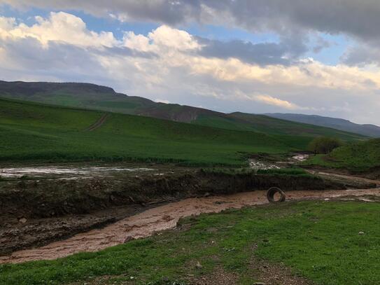 Siirt'te binaya yıldırım düştü