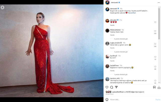 Deniz Seki son halini paylaştı, görenler Hadise ve Demet Akalın'a benzetti