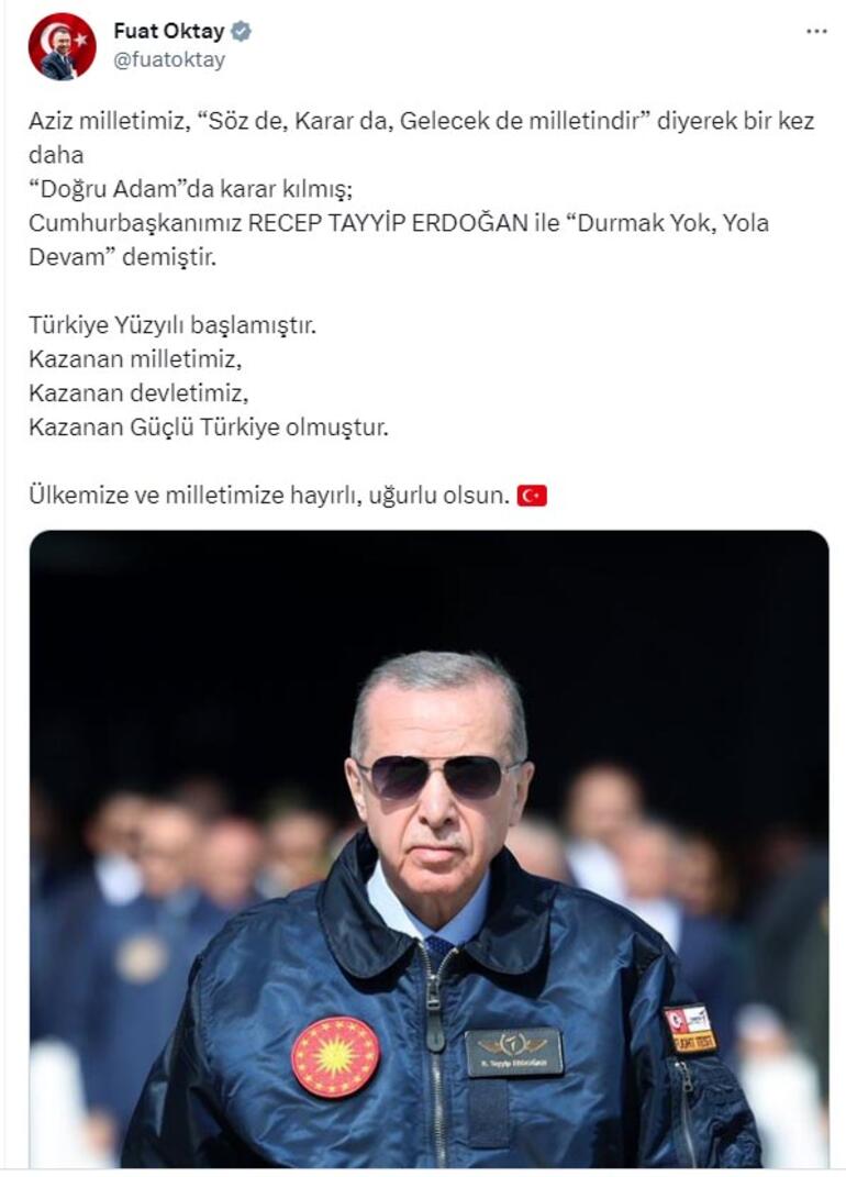 Fuat Oktay: Türkiye Yüzyılı başlamıştır