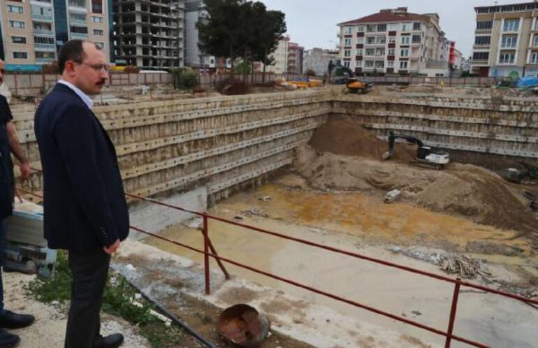 Bakan Muş'tan Samsun’da kitap kafe ve kütüphane inşaatında inceleme