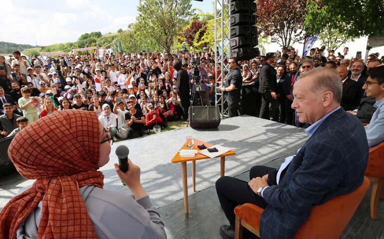 Cumhurbaşkanı Erdoğan: Gençlerimizden en büyük desteği hamdolsun biz aldık