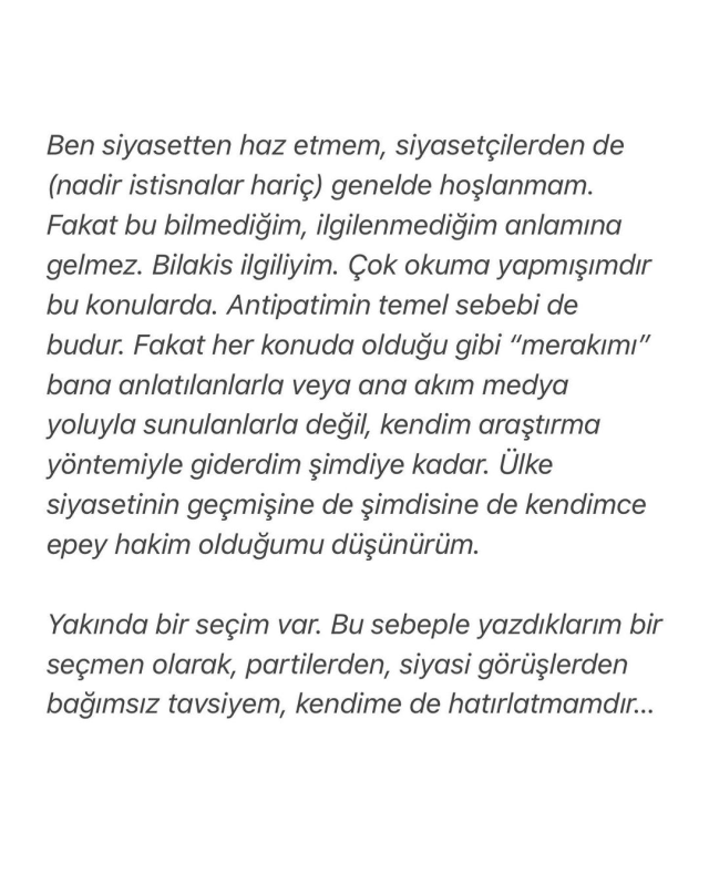 Volkan Demirel'in eşi Zeynep Sever Demirel'den dikkat çeken seçim paylaşımı: Kime oy vereceğini sen bilirsin