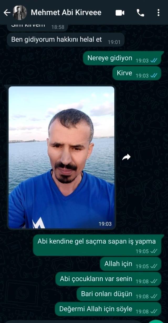 İntihar etmeden önce son bir mesaj attı! Yakını vazgeçirmek için ne dese fayda etmedi