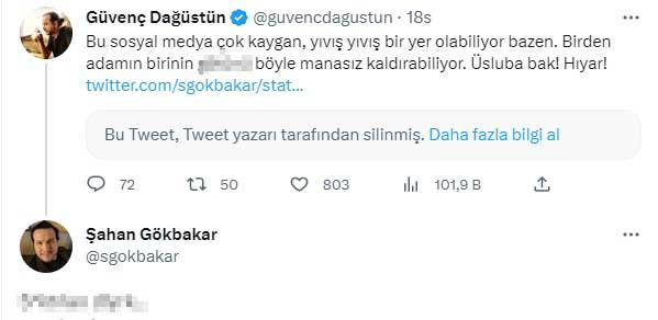 Şahan Gökbakar, Güvenç Dağüstün ve Celil Nalçakan'la birbirine girdi! Küfür ve hakaretler havada uçuştu