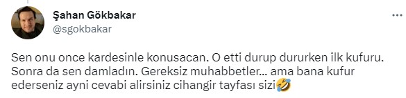 Şahan Gökbakar, Güvenç Dağüstün ve Celil Nalçakan'la birbirine girdi! Küfür ve hakaretler havada uçuştu