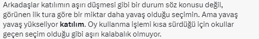 Katılım oranı düşük mü? Oy kullanmaya giden herkes aynı yorumu yapıyor