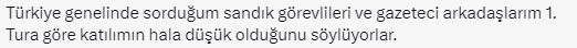 Katılım oranı düşük mü? Oy kullanmaya giden herkes aynı yorumu yapıyor