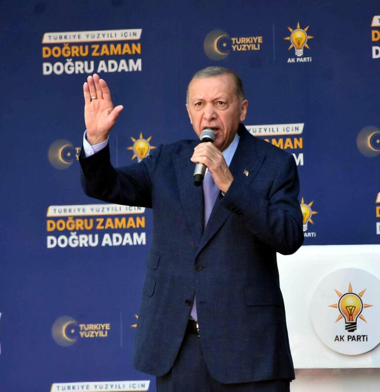 Erdoğan: Biz bu CHP'ye, PKK'ya ülkemizi, vatanımızı böldürtmeyiz