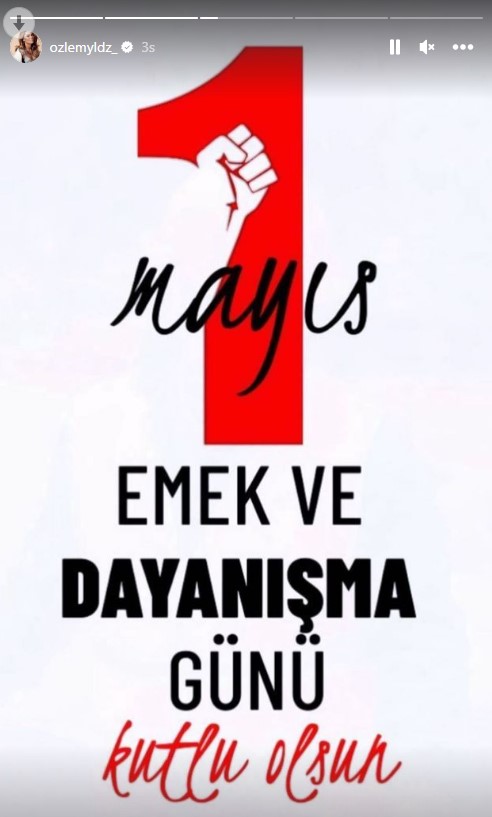 Ünlü isimlerin 1 Mayıs Emek ve Dayanışma Günü paylaşımları