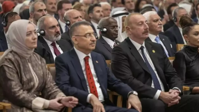 Erdoğan'ın göreve başlama töreninde çok konuşulacak kare! Paşinyan, Aliyev'in hemen arkasına oturdu