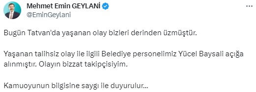 Tatvan Belediye Başkanı ile ilgili usulsüzlük iddialarını gündeme getiren gazeteci Sinan Aygül tekme tokat dövüldü