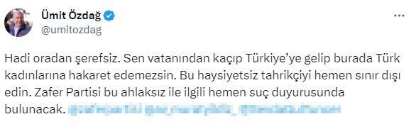 Suriyeli sığınmacının sözleri Ümit Özdağ'ı çıldırttı: Hadi oradan şerefsiz