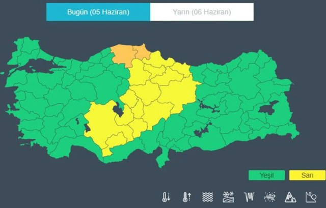 2 kentte can alan şiddetli yağış, yurt genelinde etkisini sürdürüyor! Meteoroloji'den 14 ile sarı, 2 ile turuncu uyarı var