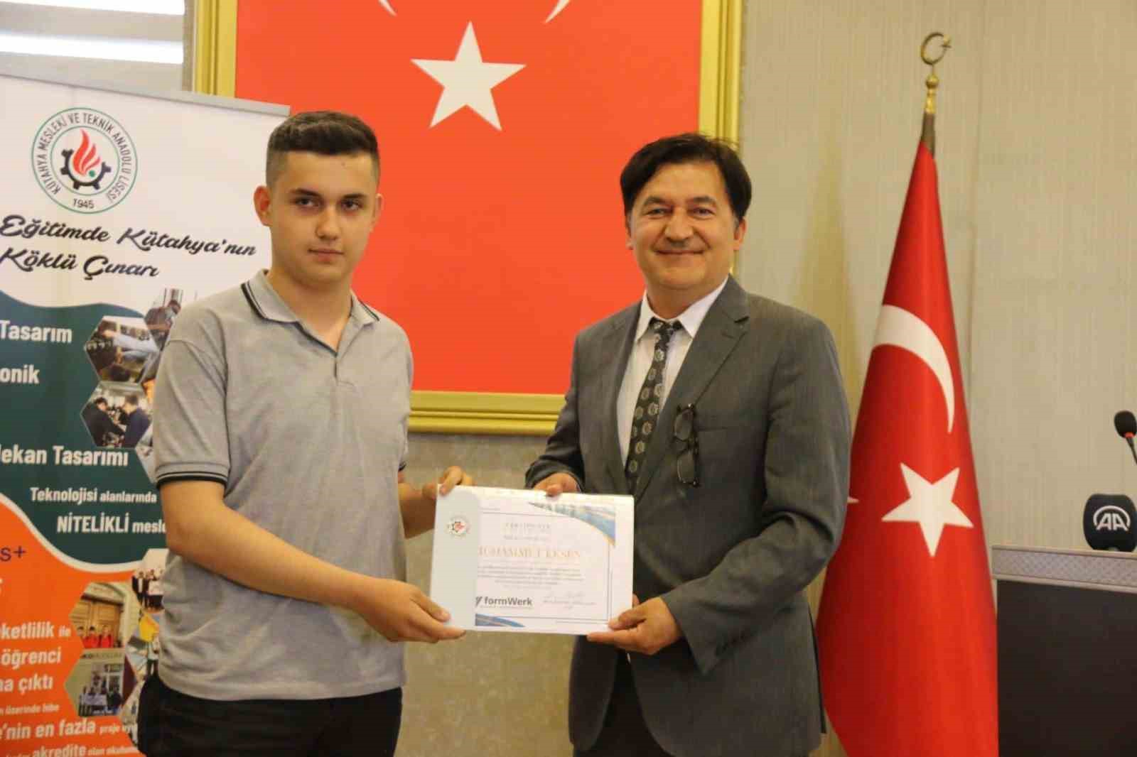 Kütahya’da Erasmus+ proje kapanış toplantısı ve sertifika töreni