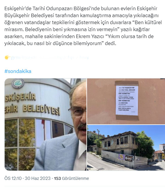 Eskişehir Büyükşehir Belediyesi'yle ilgili bomba iddia! Kamulaştırma kararıyla insanların evleri zorla elinden alınıyor