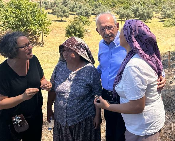 Kılıçdaroğlu çevrecilerin direndiği Akbelen'de! Yanındaki isim ziyaretin önüne geçti