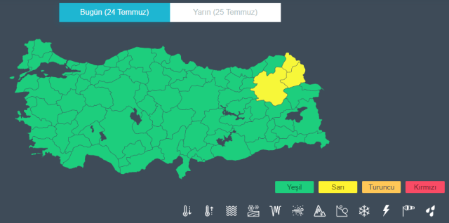 Meteoroloji uyardı! Ülkenin bir bölümü kavrulacak, 3 kentte ise sağanak yağış bekleniyor