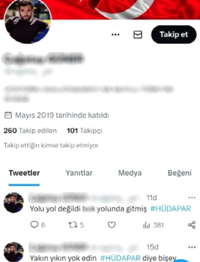 HÜDA PAR binasını kana bulayan saldırıyla ilgili çirkin paylaşım yapan şahıs gözaltına alındı