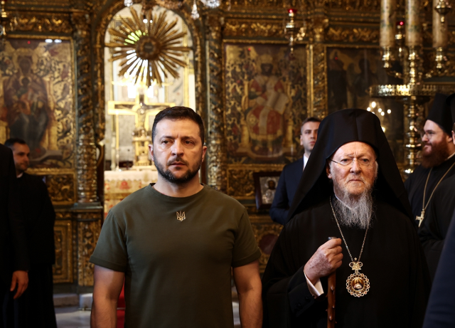 Zelenski, İstanbul turunda! Fener Rum Patrikhanesi'ni ziyaret etti, Bartholomeos ile özel görüşme yaptı