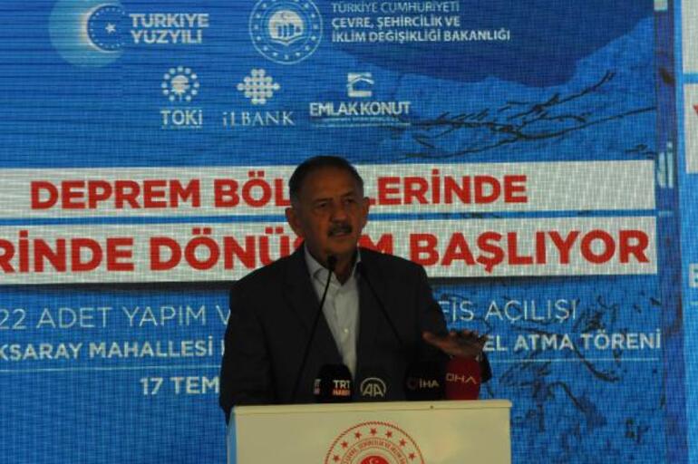 Bakan Özhaseki Hatay'da, '22 Dönüşüm Ofisi'nin açılışını yaptı