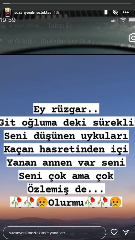 Oğlunun ölümüyle yıkılan Alişan'ın annesi Suzan Tektaş'tan yürek sızlatan paylaşım