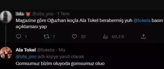 Oğuzhan Koç ile görüntülenen Ala Tokel sessizliğini bozdu: Komşuyuz