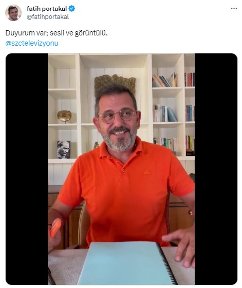 Fatih Portakal, yeniden Sözcü TV ile anlaştı