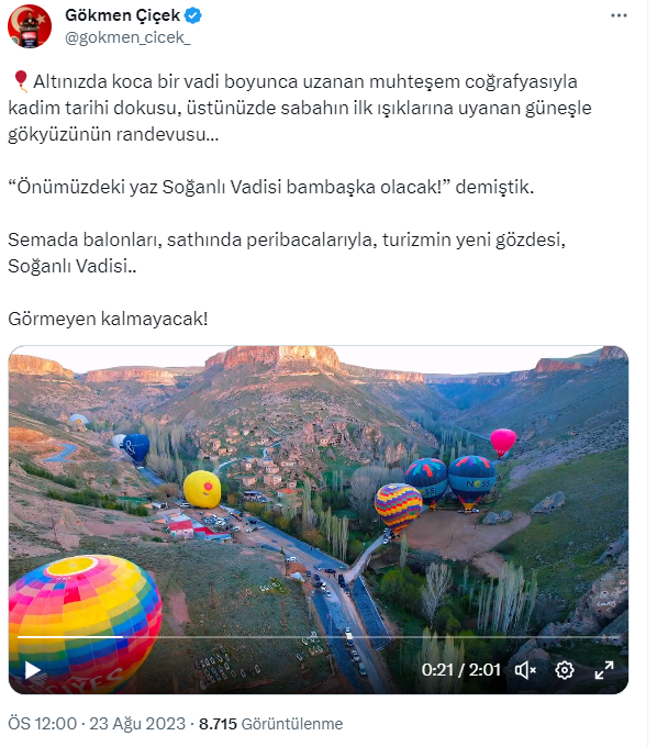 Soğanlı Vadisi turist akınına uğradı